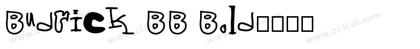 Budrick BB Bold字体转换
